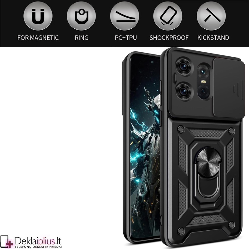 5in1 smūgiams atsparus dėklas su kameros apsauga - juodas (Motorola Edge 50 Pro) 5in1 smūgiams atsparus dėklas su kameros apsauga - juodas (Motorola Edge 50 Pro)